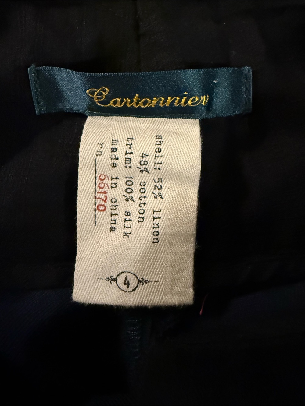 Cartonnier Navy Wide Leg Trousers